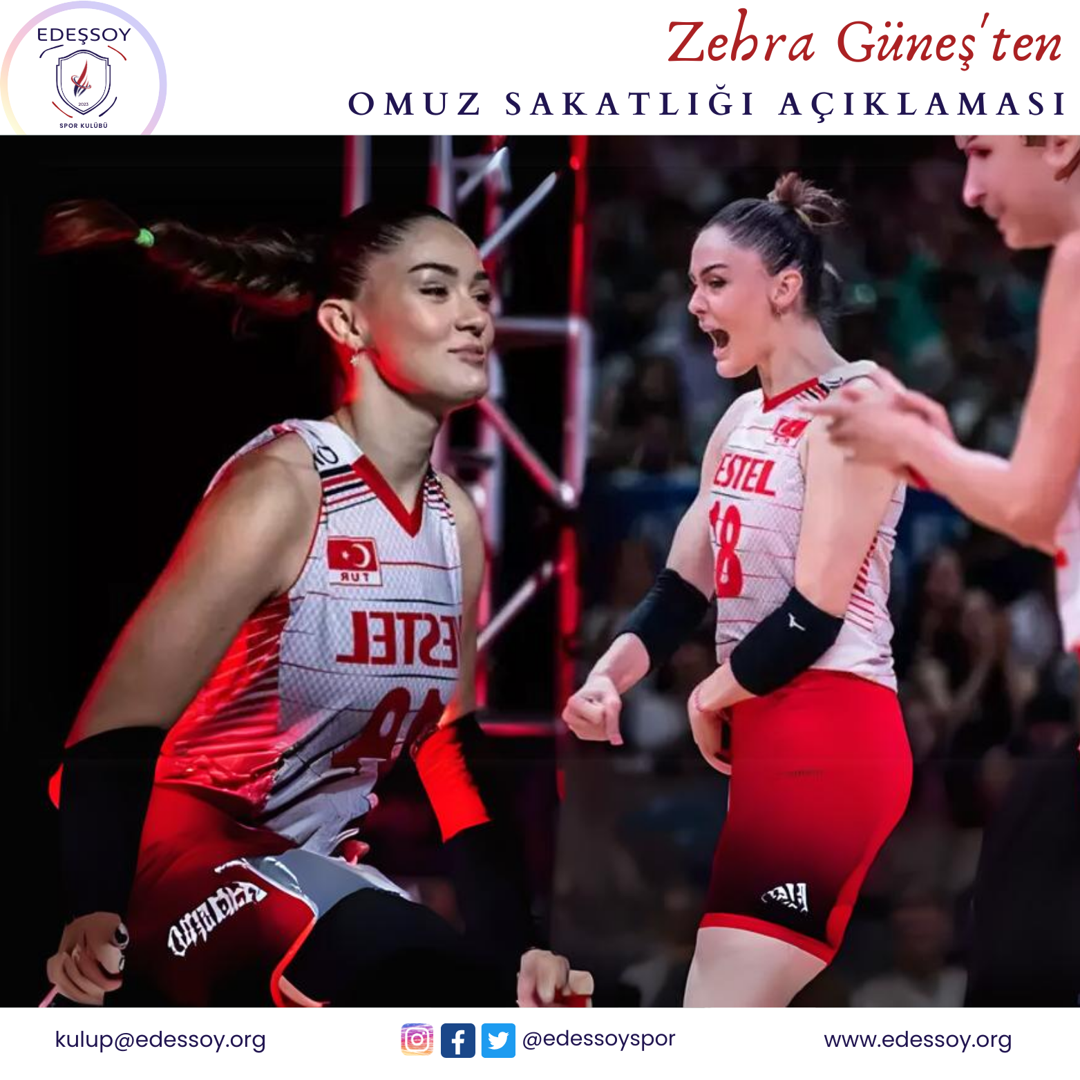 Zehra Güneş'ten Omuz Sakatlığı Açıklaması