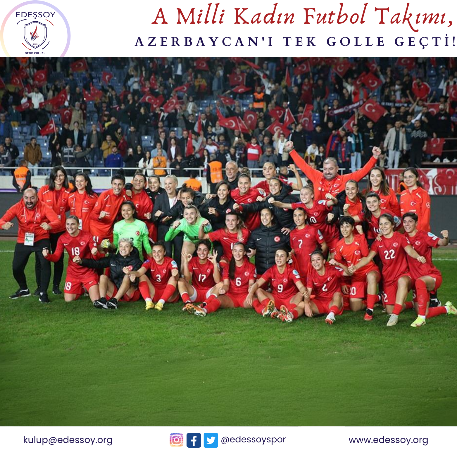 A Milli Kadın Futbol Takımı, Azerbaycan'ı Tek Golle Geçti!